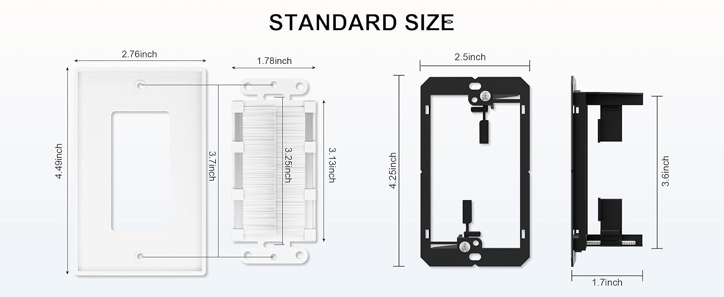 ethernet wall plate tv wire hider for wall cable covers for cords on wall keystone wall plate