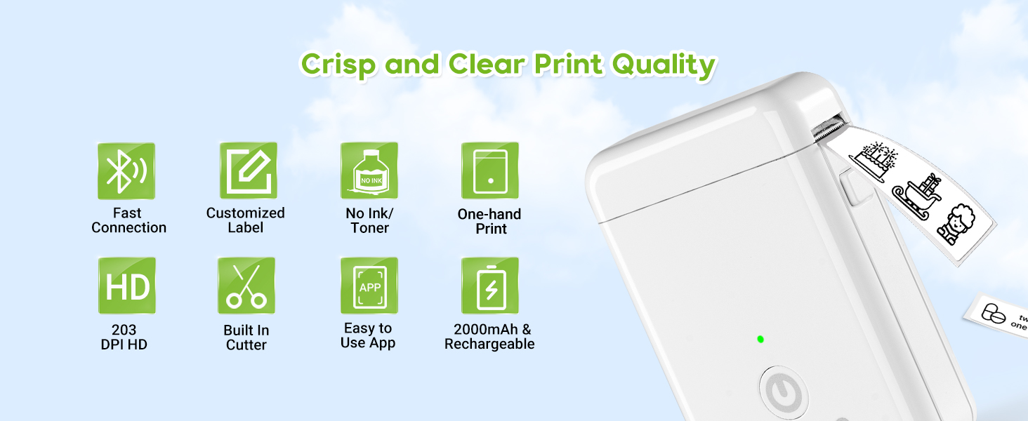 Crisp and Clear Print Quality