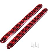 11 LED Red Trailer Brake Tail Light, 2 Pack 16” LED Bar Stop Turn Signal Tail Lights Waterproof B...