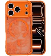 XIZYO Magnetic Case for iPhone 17 Pro Max Floral Rose Cute Phone Case [Compatible with Magsafe] f...
