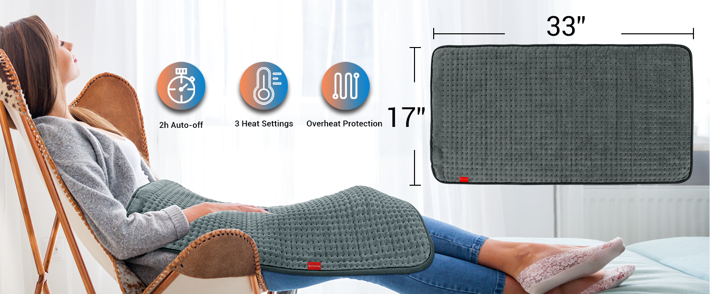 heating pad for back