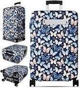 Slohif Luggage Cover for Suitcase Tsa Approved Protector - Carry on Luggage SleeveLarge Suit Case...
