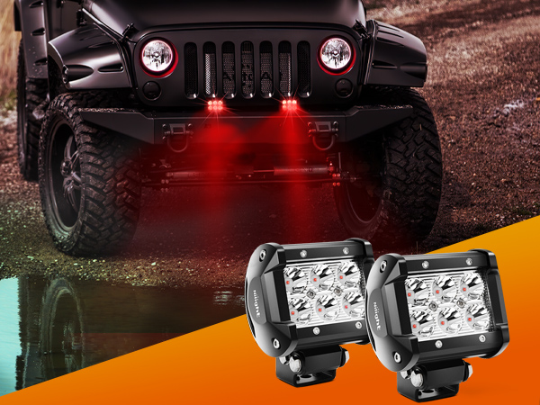 Green light pods Hunting Lights led fog lights for trucks led spot lights for trucks off road