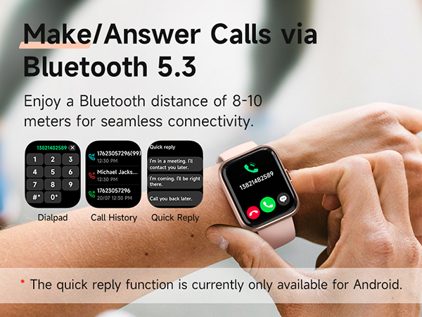 Smart Watches for Women Android &amp;amp; iPhone, 1.8&amp;#39;&amp;#39; Alexa Built-in Smartwatch with Bluetooth Calls
