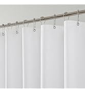 THAIGEE Water-Repellent Fabric Shower Curtain Liner - Hotel Quality Machine Washable, 3 Heavy-Dut...