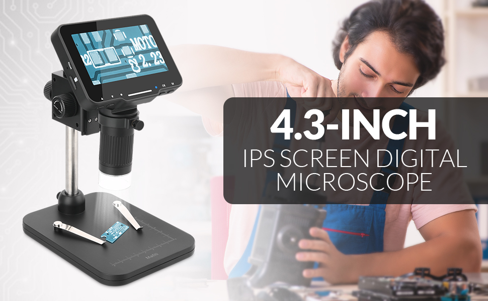 digital microscope with screen