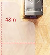 Yecaye Desk Chair Mat for Hardwood Floor, 48"×36" Office PVC Computer Chair Mat, Floor Protector ...