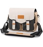 Cwatcun Camera Shoulder Bag Compact Camera Case, Small Waterproof Camera Messenger Bag with Tripo...