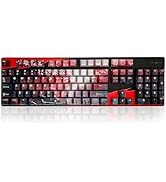 GUNMJO PBT Dye-Sublimation Cherry Blossom Keycaps for Gaming Keyboard with Cherry MX Switches Mec...