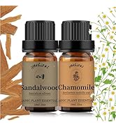 yethious Chamomile Sandalwood Essential Oil 100% Pure Organic Chamomile Essential Oil Set for Dif...