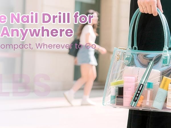 portable nail drill for beauty anywhere