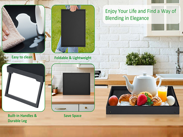 Bamboo breakfast tray