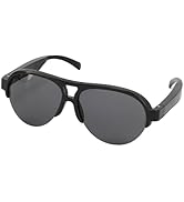 Smart Glasses with 137 Languages Translator, Binaural HD Microphone for Clear Calling, Cordless V...