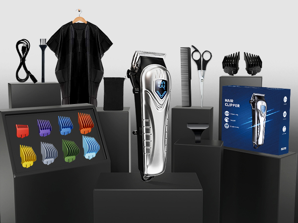 A Complete Haircut Kit with 18 Pieces