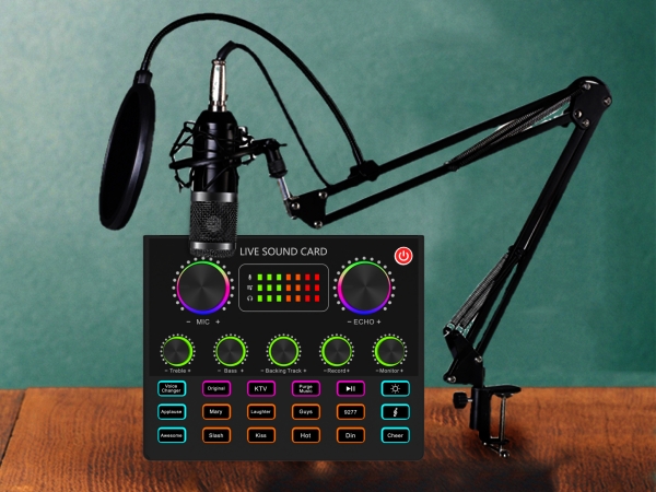 pc microphone gaming microphone gaming mic podcast equipment bundle microphone for singing