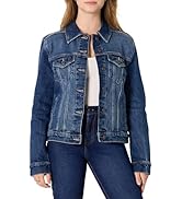 Essentials Women's Regular-Fit Low Stretch Denim Button-Front Trucker Jacket