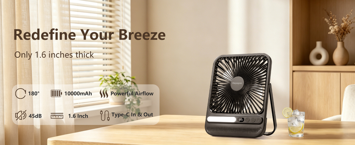 Deyagoo Desk fan
