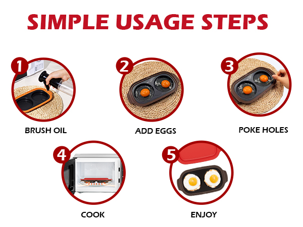 Microwave egg cooker