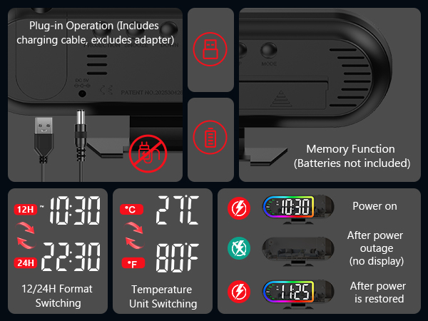 Projection Alarm Clocks