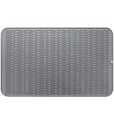 MicoYang Silicone Dish Drying Mat for Multiple Usage,Easy clean,Eco-friendly,Heat-resistant Silic...