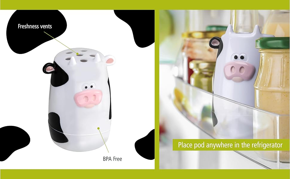 Place pod anywhere in the refrigerator
