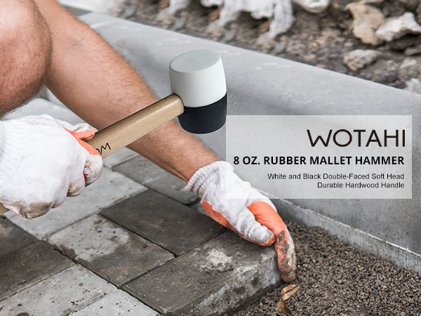 8 oz rubber hammer