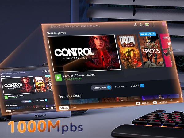 Steam deck dock station