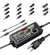 108W Universal Power Supply Adjustable 9V~36V DC Switching Adapter 100V-240V AC to DC Converter T...