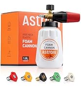 AstroAI Foam Cannon, Heavy Duty Car Foam Blaster Wide Neck Adjustable Snow Foam Lance and Thick F...