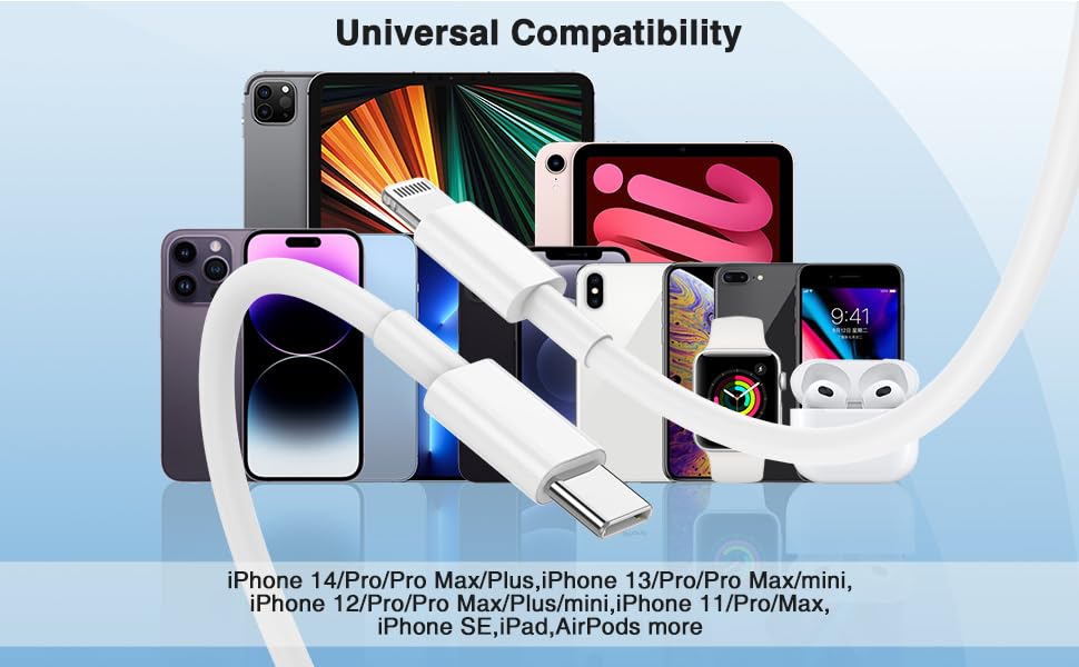 USB C to Lightning Cable