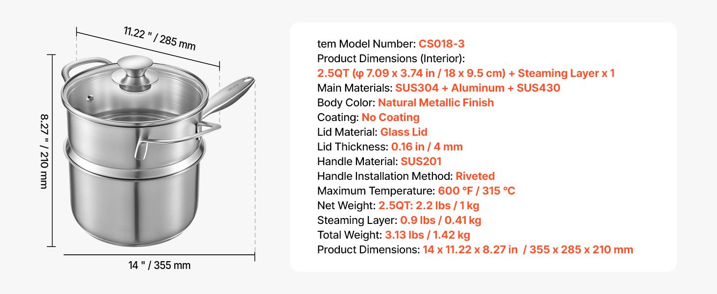 stainless steel saucepan set