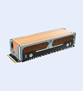 JEYI Q150 M.2 HeatSink, Cooper Fins with Aluminum Frame Passive Heat Sinks - Finscold Q150-1.7mm ...
