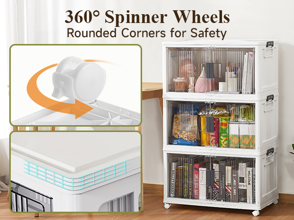STORAGE BINS WITH LIDS