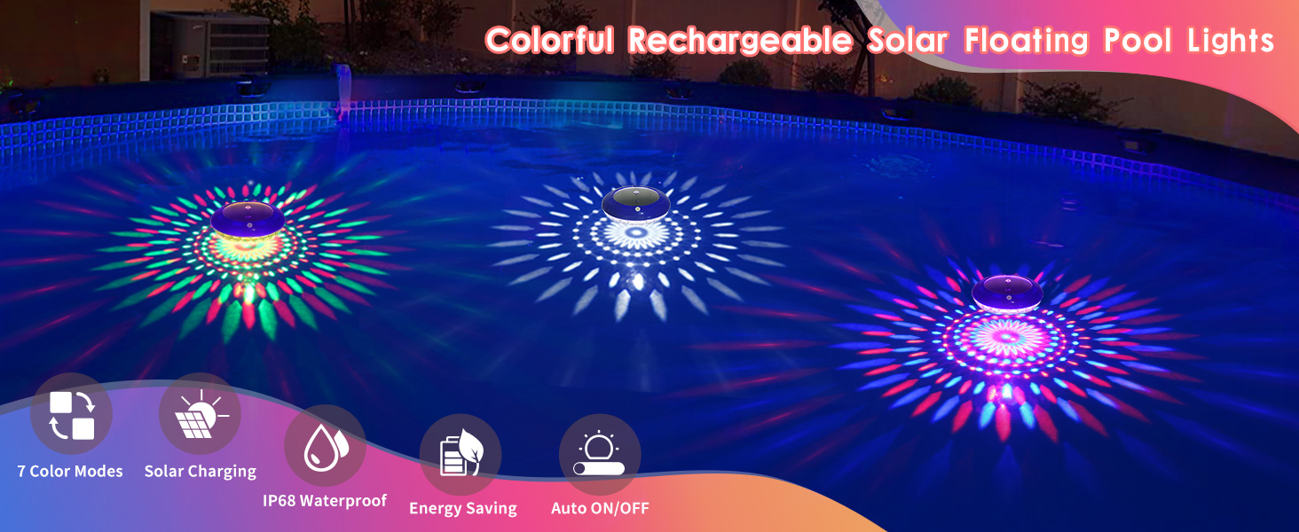 floating lights for pool