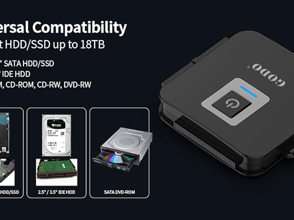 Universal Compatibility 3.5 inch IDE and SATA
