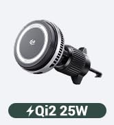 UGREEN 25W MagSafe Car Mount Charger Qi2.2 Certified, Wireless Car Charger with Silent Cooling Fa...