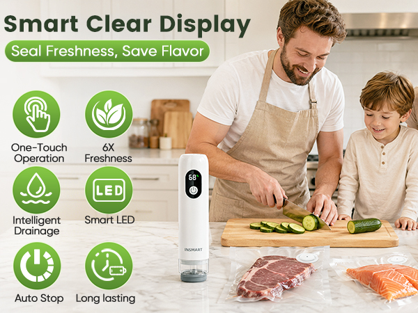 Compact Vacuum Sealer for Food