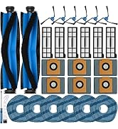 Bluearks 28 Pack Compatible with Eufy X10 Pro Omni Accessories Kit,2 Main Brush 6 Hepa Filters 6 ...
