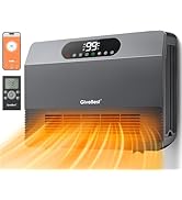 GiveBest Smart Wall Heater, 1500W Fast Heating Space Heater for Bedroom, Electric Room Space Heat...