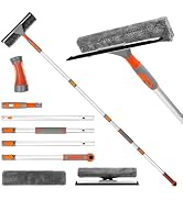 LOMIDA 2-in-1 Window Squeegee Cleaner with 62