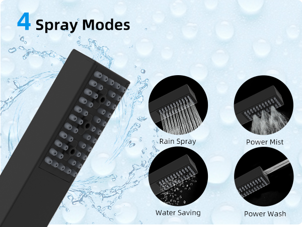 4 Spray Modes