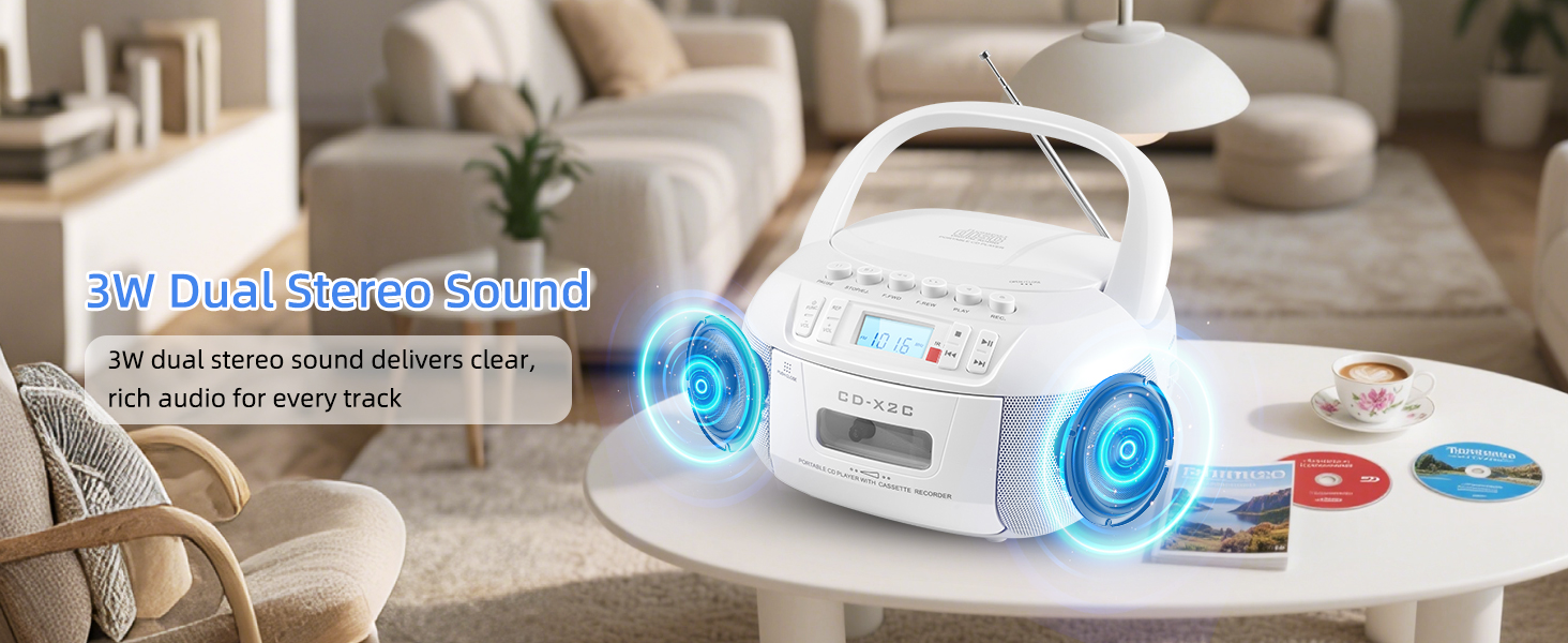 CD and Cassette Player