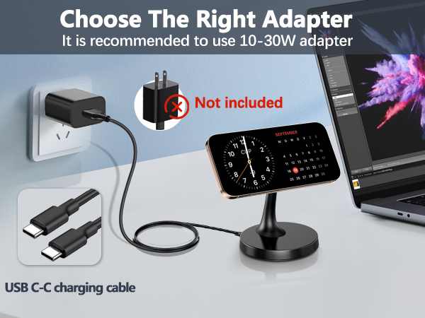 Magnetic Wireless Charger iPhone Stand