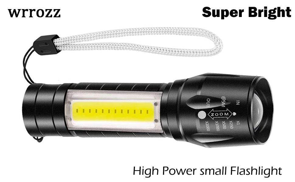 rechargeable led flashlight flashlight lantern combo EDC Flash light Side lamp