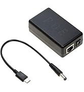 UCTRONICS USB-C PoE Splitter Gigabit, PoE to USB-C 5V/4A Power Supply for Raspberry Pi 4 and More...