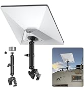 MSAFF 2025 Starlink Mini Clamp Mount Kit – Adjustable Aluminum Bracket for Pipe, RV, Roof Rack, B...