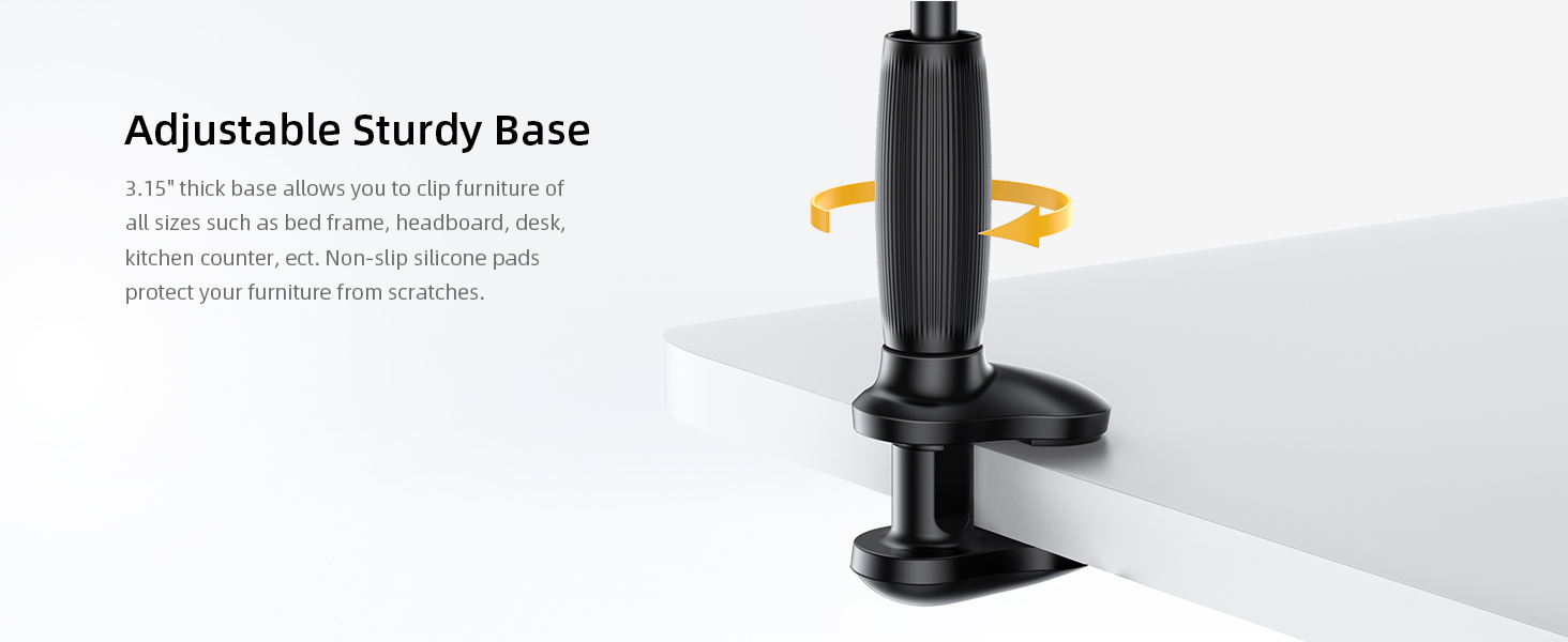 Lamicall Gooseneck Phone iphone Holder Bed mount headbroad