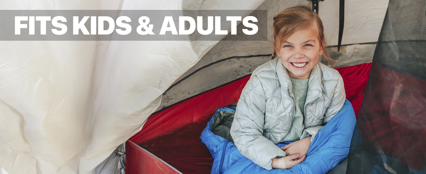 sleeping bags for adults and kids
