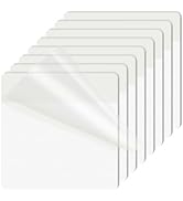 KICNIC Transparent Sticky Notes, 240 Pcs 3x3 Inch, Self-Adhesive Waterproof, See-Through Transluc...