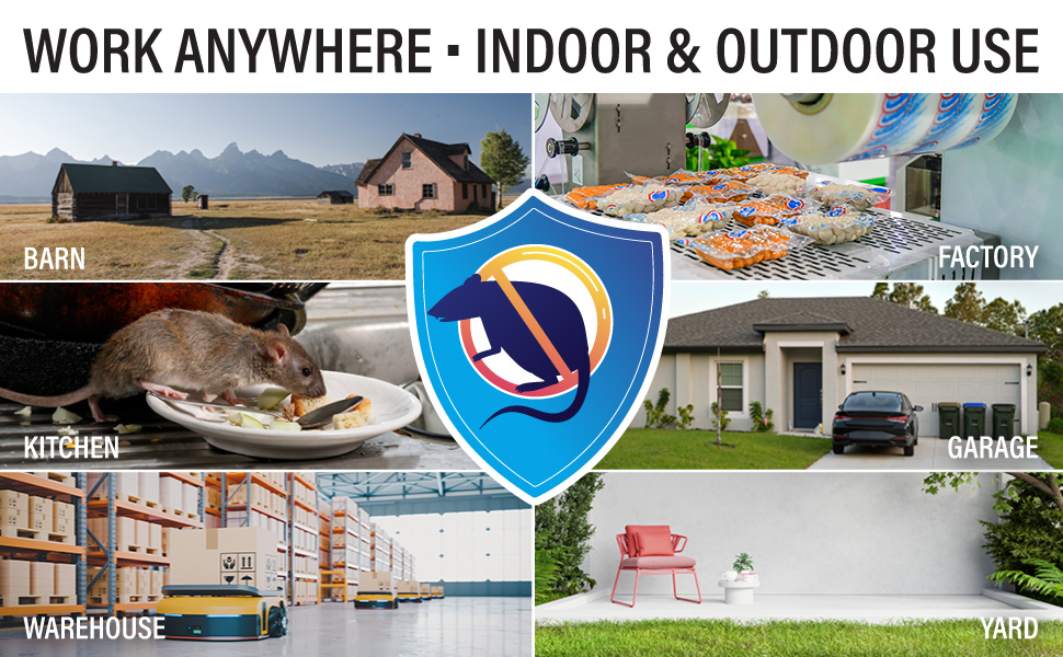 handle rodent problems anywere with humane rat traps that work